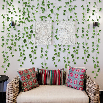 12-Pack Artificial Ivy Vines – 84ft Hanging Greenery for Home & Wedding