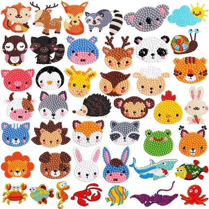 Diamond Art Kit for Kids – DIY Sticker Craft by Numbers, Ages 6–12