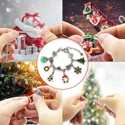 Christmas Advent Calendar 2025, 24 Days of Bracelets for Girls, Countdown to Christmas
