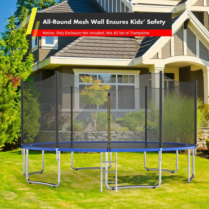 Trampoline Safety Net Replacement 8FT 10FT 15FT Enclosure Barrier Mesh