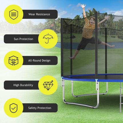 Trampoline Safety Net Replacement 8FT 10FT 15FT Enclosure Barrier Mesh