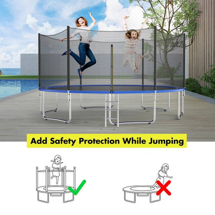Trampoline Safety Net Replacement 8FT 10FT 15FT Enclosure Barrier Mesh