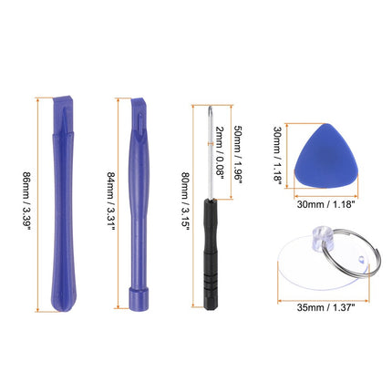 8-Piece Electronics Repair Kit – Mini Screwdrivers & Pry Tools, Multicolor