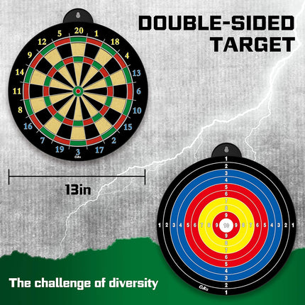 Magnetic Dart Board Set with 12 Darts for Kids Indoor Party Games