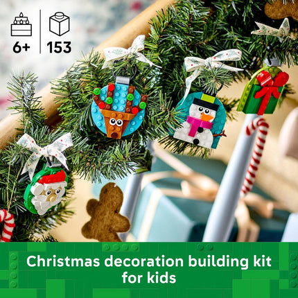 Christmas Ornament Craft Toys – Fun Building Set for Kids 6+ Holiday Decorating