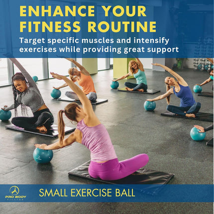 9-Inch Small Exercise Ball – Stability, Yoga, Core, Barre & Physical Therapy