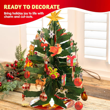 3D Pop Up Christmas Cards – DIY Holiday Greeting Cards with Envelopes