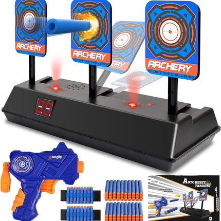 Electric Auto Reset Digital Shooting Target with Score for Nerf Blasters