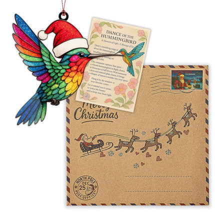 Hummingbird Christmas Ornament 2025 – Bird Tree Decor & Gift for Women