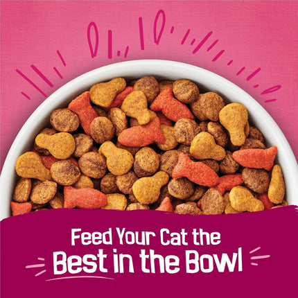 Purina Gravy Swirlers Dry Cat Food – Chicken, Salmon & Gravy, 3.15 lb