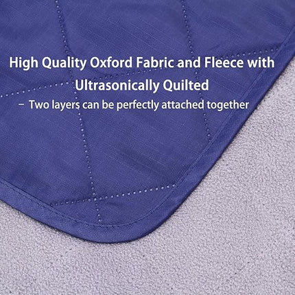 Extra Large Waterproof Fleece Blanket – Portable Outdoor Blanket with Bag
