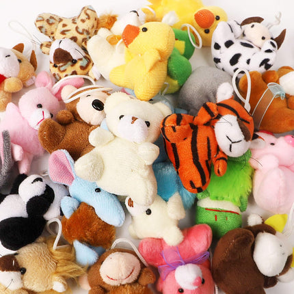26-Pack Mini Animal Plush Toys – Cute Stuffed Keychains for Kids & Party Favors