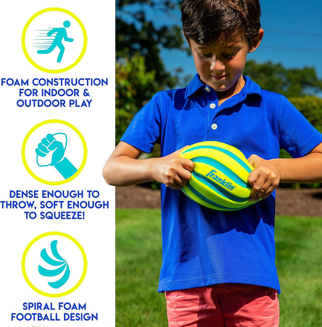 Kids Foam Football – Mini 9” Soft Ball for Indoor & Outdoor Play