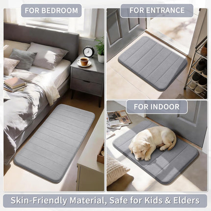 Super Soft Memory Foam Bath Mat – Non-Slip, Absorbent, Home Bathroom Rug