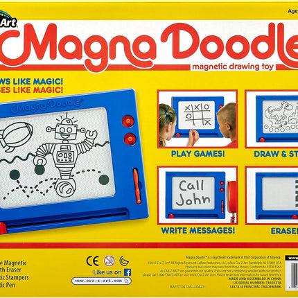 Retro Magna Doodle Magnetic Drawing Board Classic Toy for Kids Ages 3+