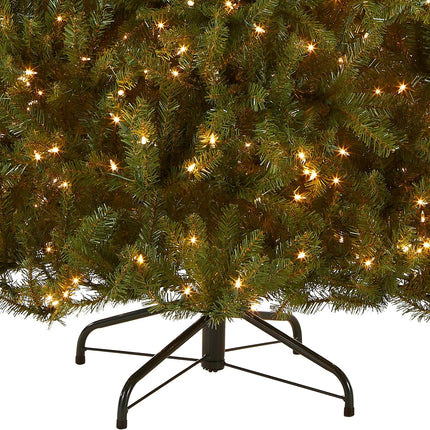 Artificial Dunhill Fir Tree – 6.5ft Pre-Lit with White Lights & Stand