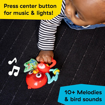 Roxys Bright Flight Musical Baby Toy – Teether & Bird Sounds, 3+ Months