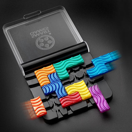 IQ Flow Travel Logic Sliding Puzzle Game with 120 Challenges Ages 7+