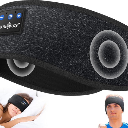 Sleep Headphones Bluetooth 5.4 – Wireless Headband Earbuds with HD Stereo Speakers