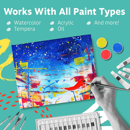12-Pack Small Canvases 4x4" – Blank White Cotton Boards for Painting