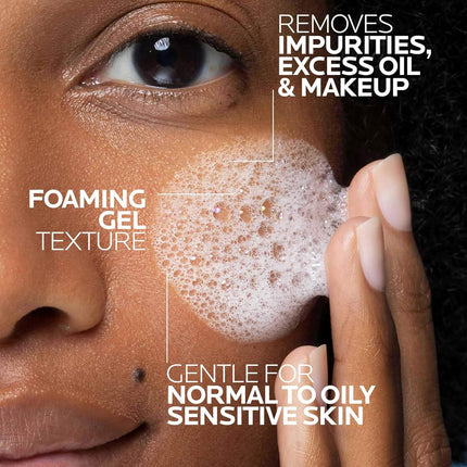 Toleriane Purifying Foaming Cleanser – Oil-Free, Niacinamide & Ceramides