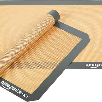 2-Pack Silicone Baking Mats – Non-Stick, Reusable, Heat Resistant, 16.5"x11.6"