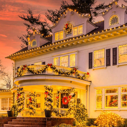 Waterproof Solar String Lights 40ft – 100 LEDs, 8 Modes for Outdoor Use