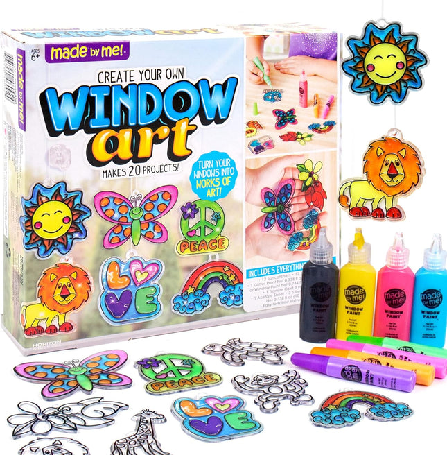Create Your Own Window Art – DIY Suncatcher Craft Kit for Kids & Toddlers