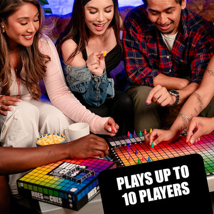 HUES and CUES Color Guessing Board Game for Ages 8+ Family Fun
