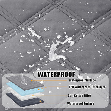 Waterproof Dog Bed Cover Blanket – Reversible, Soft & Washable, 30x70 for Furniture