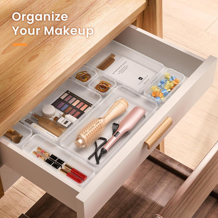 Military Grade Drawer Organizer – Makeup, Vanity & Bathroom Storage