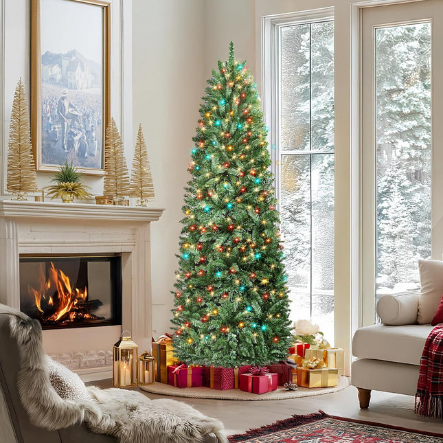 6ft Prelit Christmas Tree – 247 LED App-Controlled Multi-Color RGBW Lights