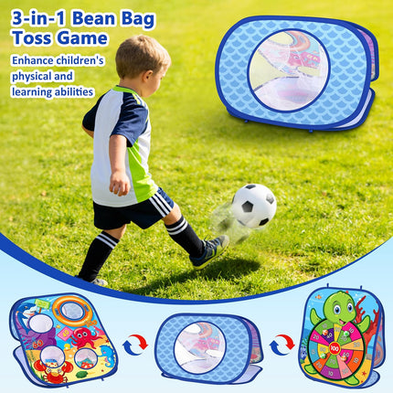 Animal Bean Bag Toss Game for Kids, Outdoor Party Fun & Birthday Gift