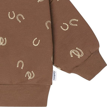 Baby Boys 2-Piece Fleece Sweatshirt & Jogger Set – Toddler Outfit