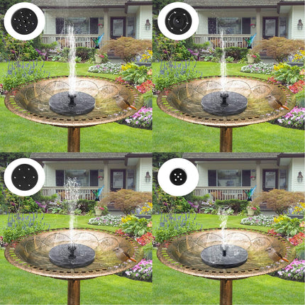 1W Solar Bird Bath Fountain Pump – Floating Solar Water Fountain for Garden