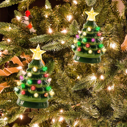 210-Piece Twist Light Bulbs for Ceramic Christmas Trees – Medium Size Christmas Tree Ornaments