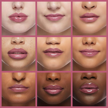 Lip Gloss Collection 10-Pc Shimmer Set, Long-Lasting Color, Pink Gloss for Women