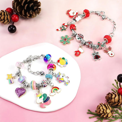 2025 Christmas Advent Calendar – DIY Charm Bracelet Kit for Kids & Teens