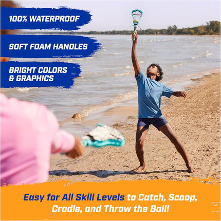 Hydro Lacrosse Waterproof Lacrosse Set Pool Beach Outdoor Game for Kids Adults