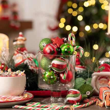 35 Pcs Elf Themed Shatterproof Christmas Balls – Tree & Holiday Decor