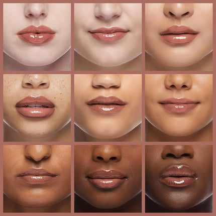 MegaSlicks Lip Gloss Nude Mood Ultra Glossy Vitamin E Vegan Shine