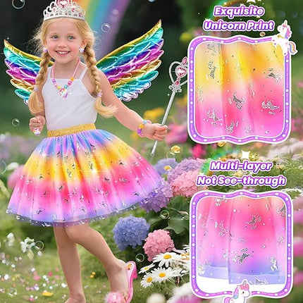 Princess Dress Up Set for Girls 3–6 – Shoes, Tutu, Cape & Pretend Play Toys