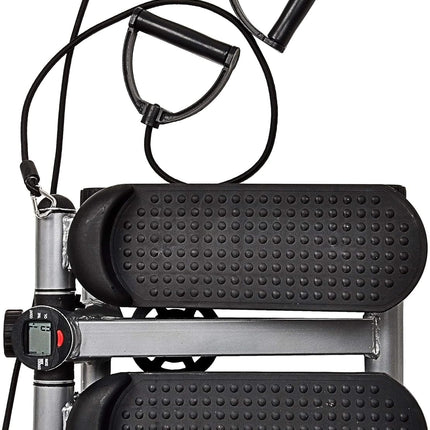 Pre Assembled Mini Stair Stepper with Resistance Bands Adjustable Exercise