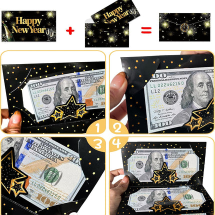6-Piece 2026 NYE Cash Gift Envelopes – New Year Party Supplies