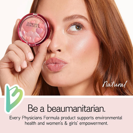 Happy Booster Glow & Mood Boosting Blush, Silky Smooth, Hypoallergenic, Natural Finish