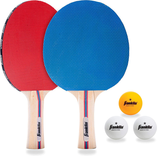 Ping Pong Paddle Set with Balls for 2–4 Players Table Tennis Starter Kit
