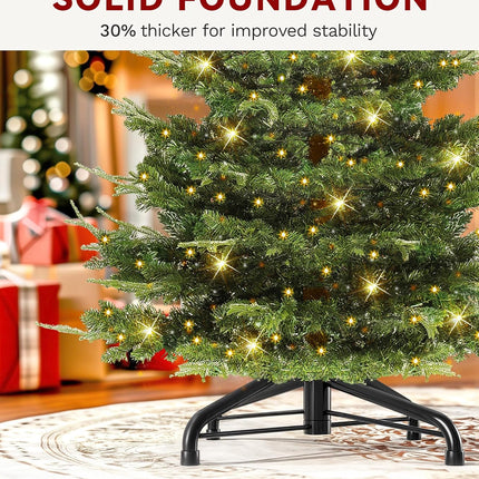 Artificial Aspen Fir Tree 6.5ft with Remote Control & Crystal Embellishments