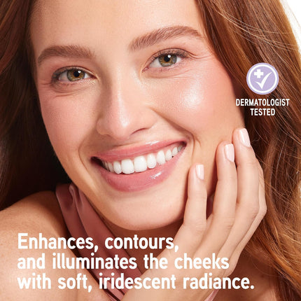 Happy Booster Glow & Mood Boosting Blush, Silky Smooth, Hypoallergenic, Natural Finish