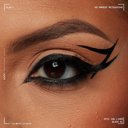 Epic Ink Waterproof Liquid Eyeliner in Black with Vegan Formula