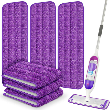 6-Pack Reusable Microfiber Mop Pads for Swiffer PowerMop – All Floors